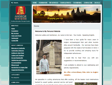 Tablet Screenshot of angkor-guides.com